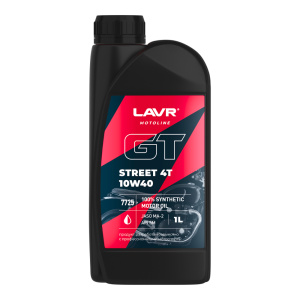 Масло моторное LAVR MOTO GT STREET 4T 10W-40 (1л)