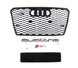 Решетка радиатора Audi RS7 New black