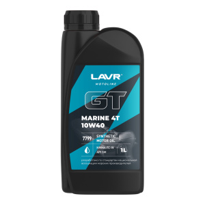Масло моторное LAVR GT Marine 4Т 10W40 SM(1л)