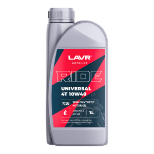 Масло моторное LAVR RIDE UNIVERSAL 4T 10W40 SM (1л)